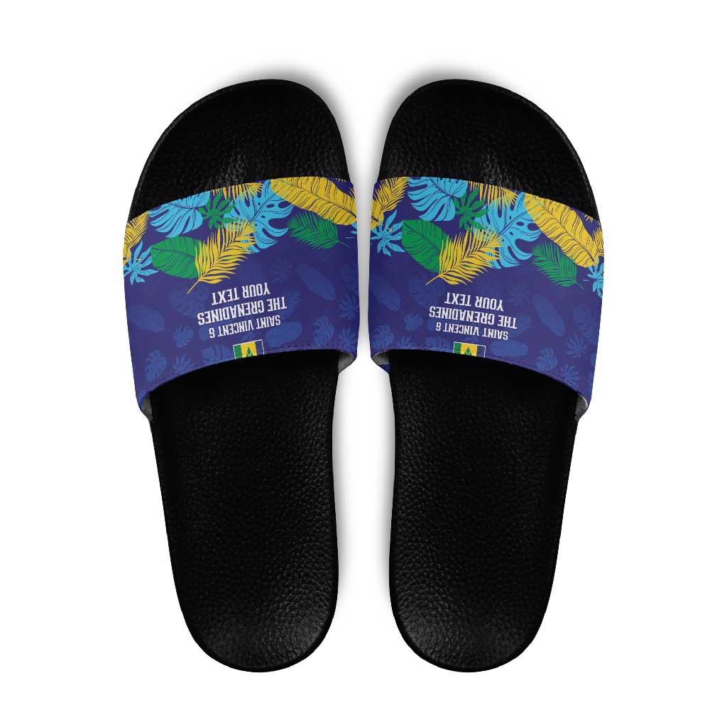 Saint Vincent Land So Beautiful Slide Sandals Tropical Vibes - Wonder Print Shop