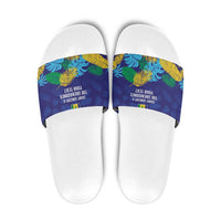 Saint Vincent Land So Beautiful Slide Sandals Tropical Vibes - Wonder Print Shop