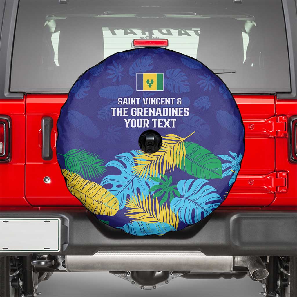 Saint Vincent Land So Beautiful Spare Tire Cover Tropical Vibes - Wonder Print Shop