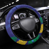 Saint Vincent Land So Beautiful Steering Wheel Cover Tropical Vibes - Wonder Print Shop