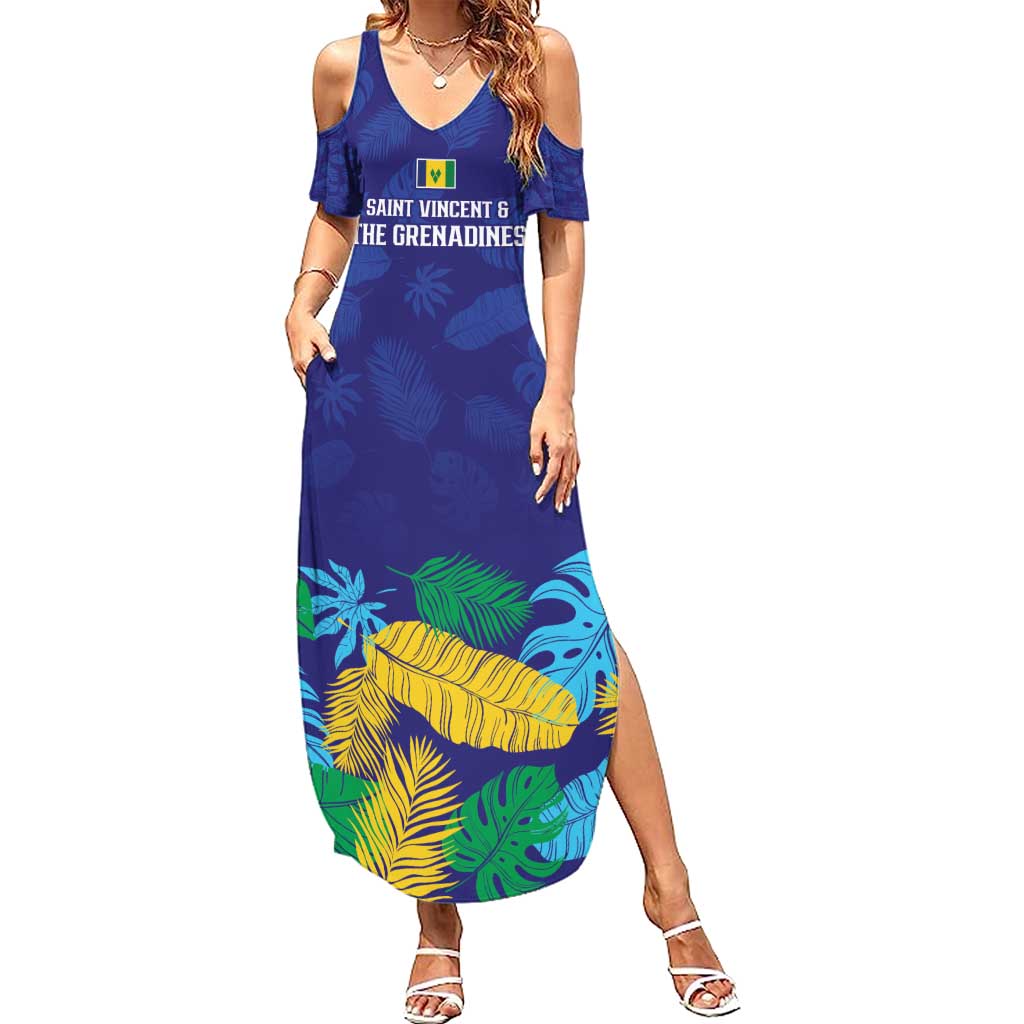Saint Vincent Land So Beautiful Summer Maxi Dress Tropical Vibes - Wonder Print Shop
