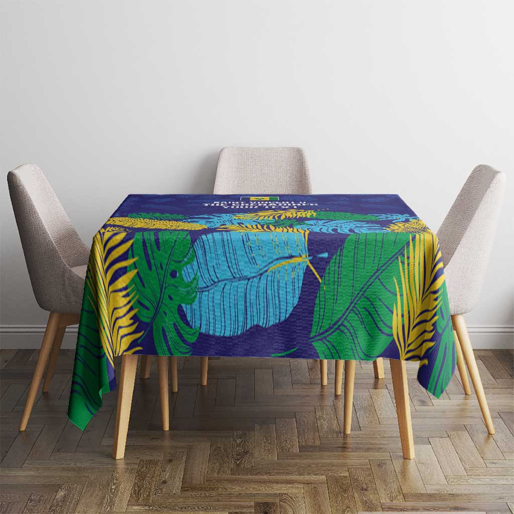 Saint Vincent Land So Beautiful Tablecloth Tropical Vibes - Wonder Print Shop