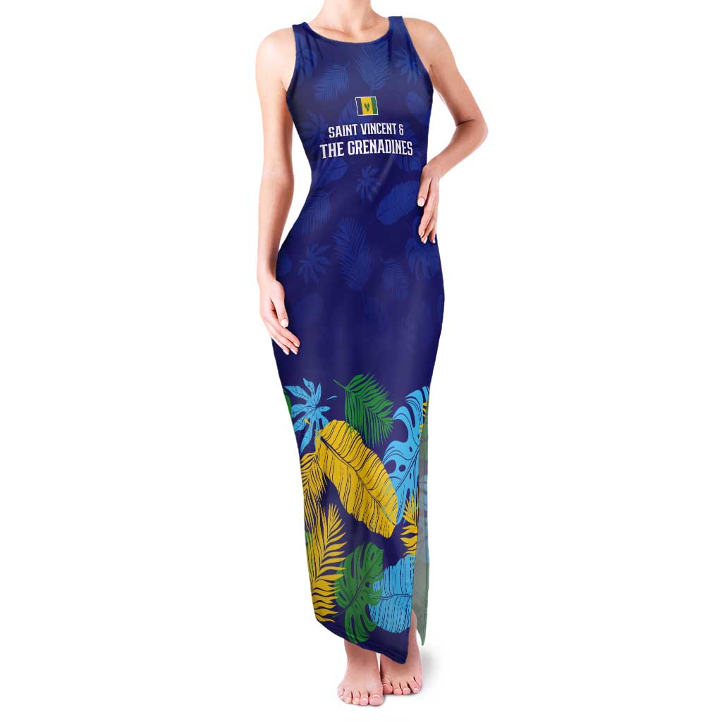 Saint Vincent Land So Beautiful Tank Maxi Dress Tropical Vibes - Wonder Print Shop