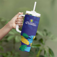 Saint Vincent Land So Beautiful Tumbler With Handle Tropical Vibes - Wonder Print Shop