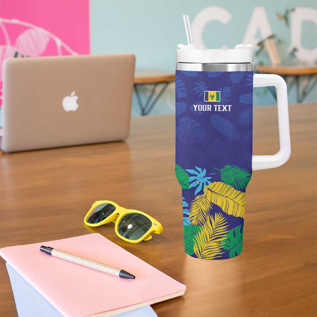 Saint Vincent Land So Beautiful Tumbler With Handle Tropical Vibes - Wonder Print Shop