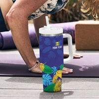 Saint Vincent Land So Beautiful Tumbler With Handle Tropical Vibes - Wonder Print Shop