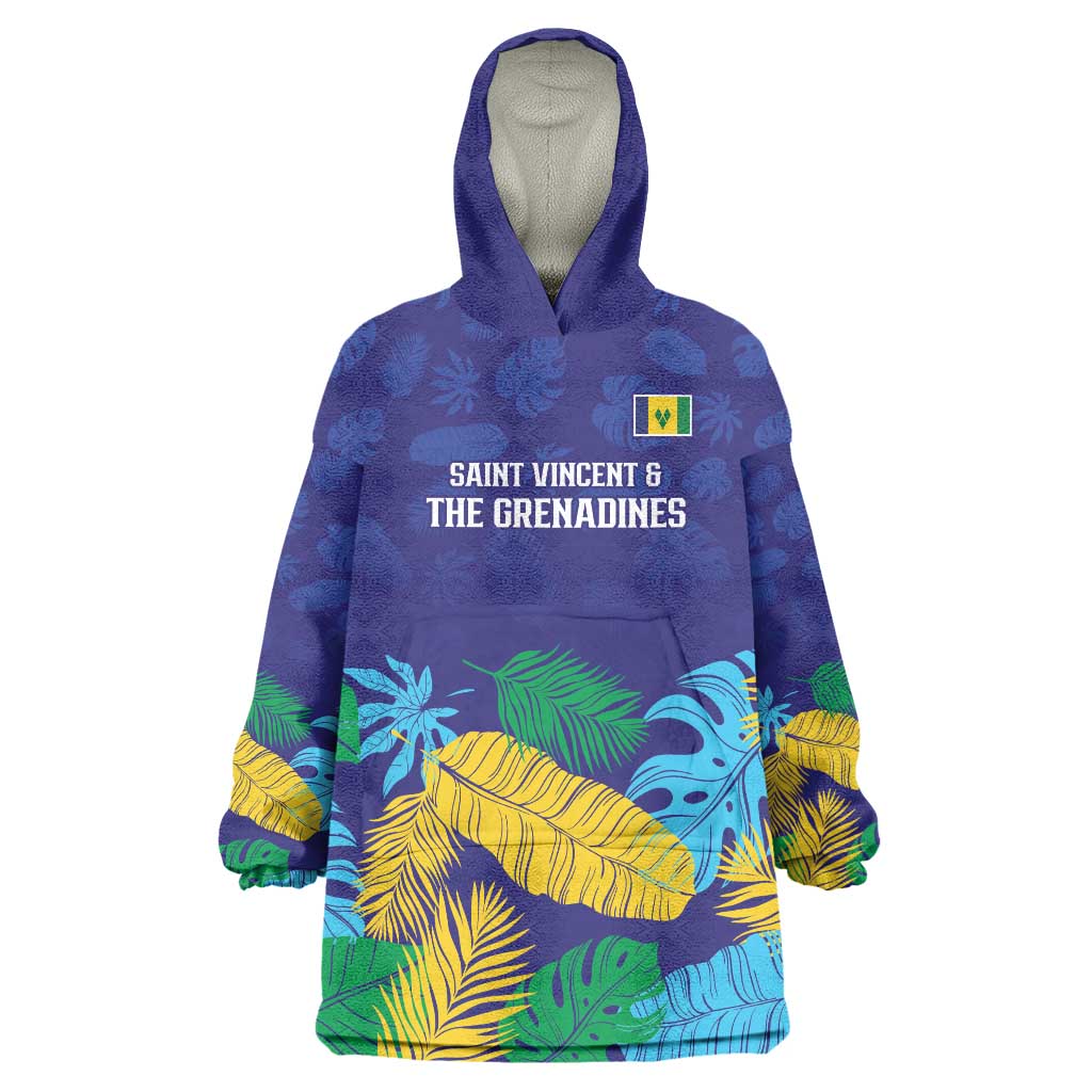 Saint Vincent Land So Beautiful Wearable Blanket Hoodie Tropical Vibes - Wonder Print Shop