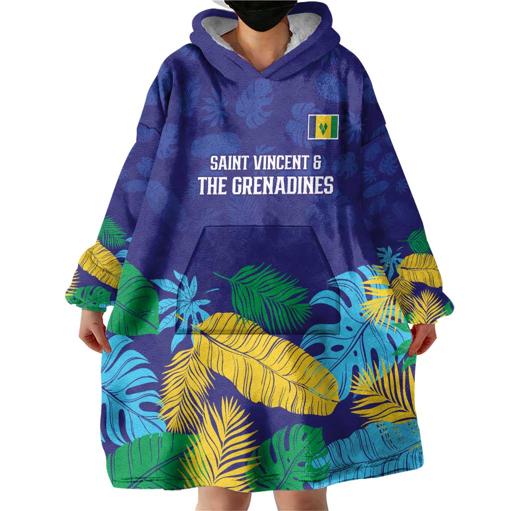 Saint Vincent Land So Beautiful Wearable Blanket Hoodie Tropical Vibes - Wonder Print Shop
