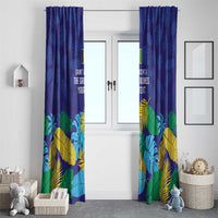 Saint Vincent Land So Beautiful Window Curtain Tropical Vibes - Wonder Print Shop