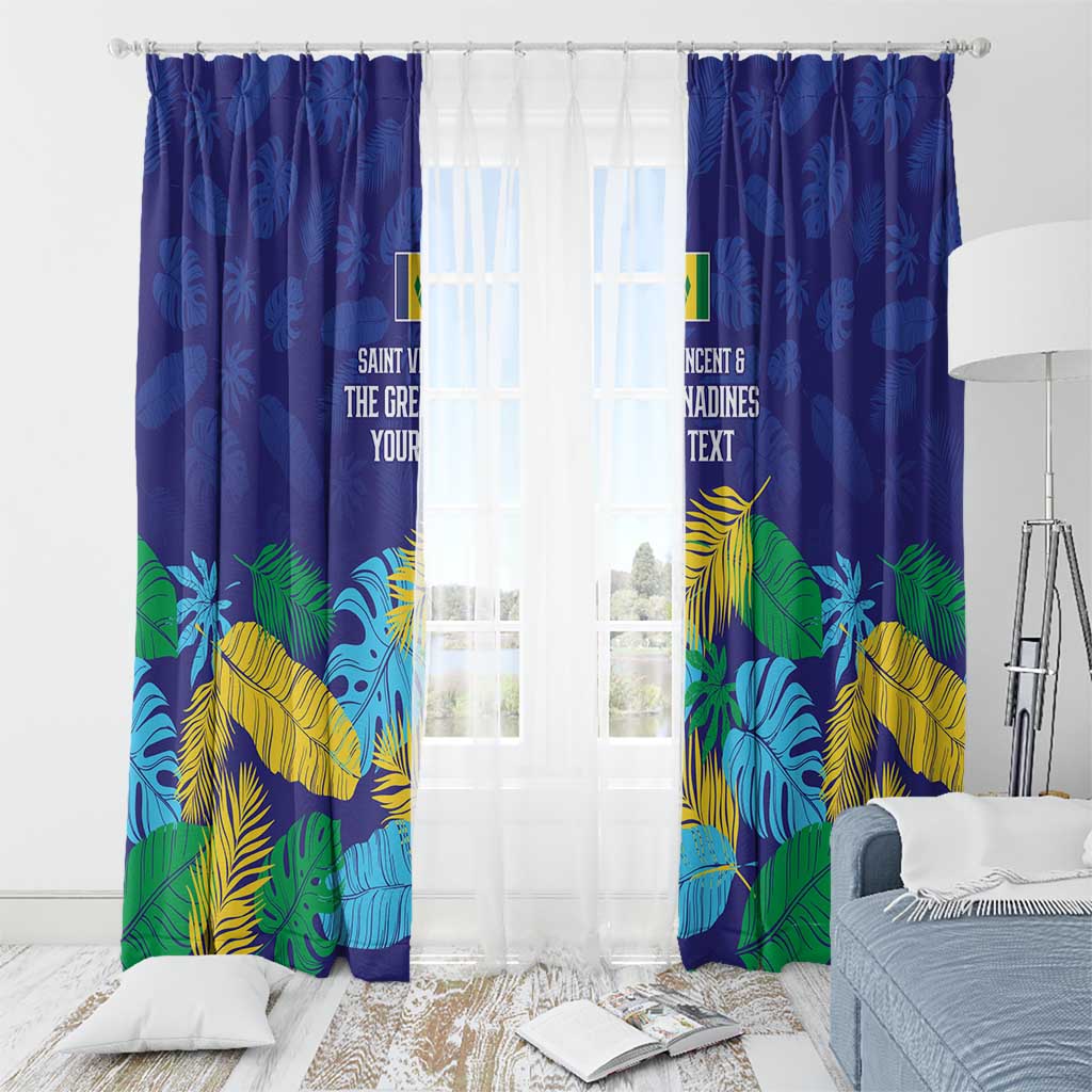 Saint Vincent Land So Beautiful Window Curtain Tropical Vibes - Wonder Print Shop