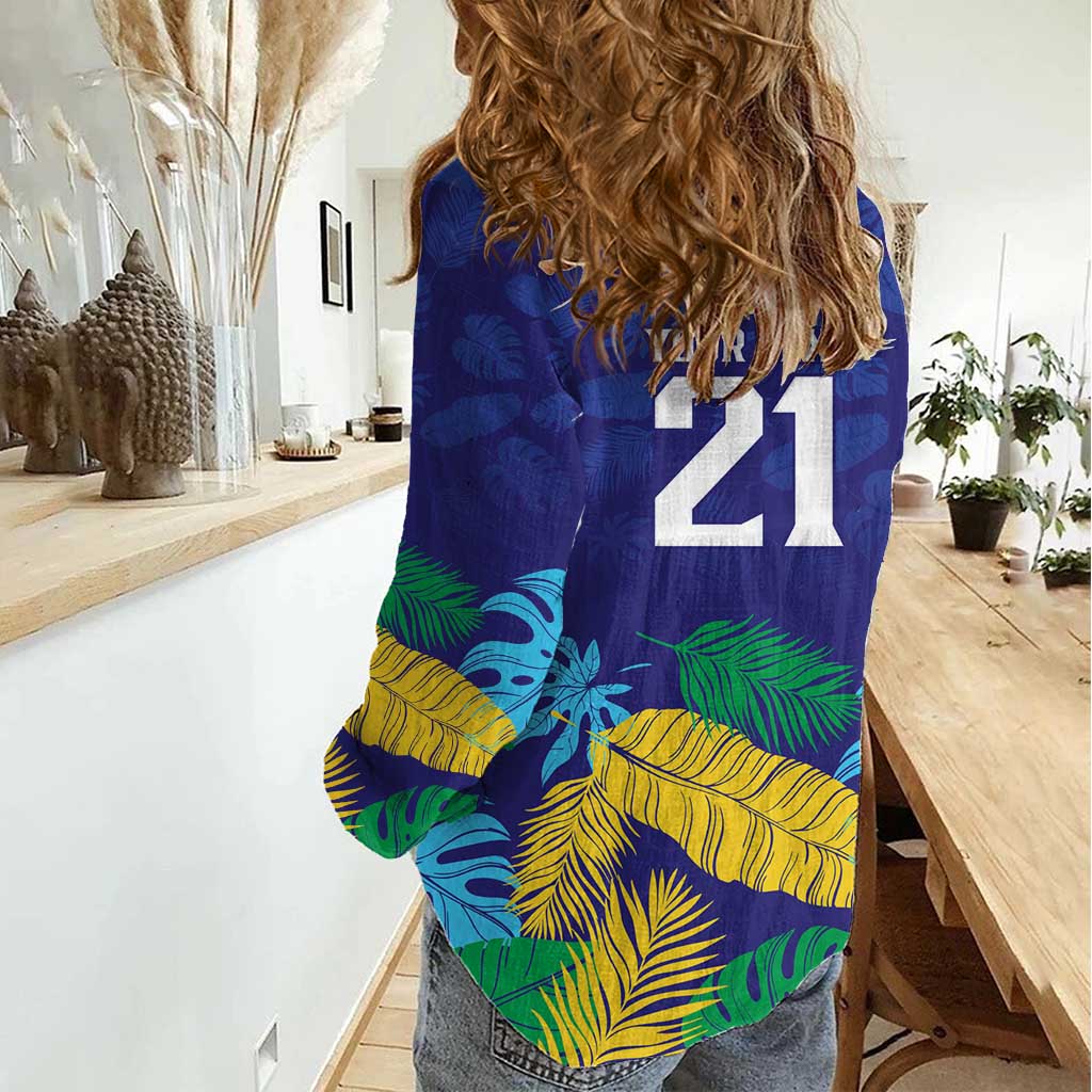 Saint Vincent Land So Beautiful Women Casual Shirt Tropical Vibes - Wonder Print Shop