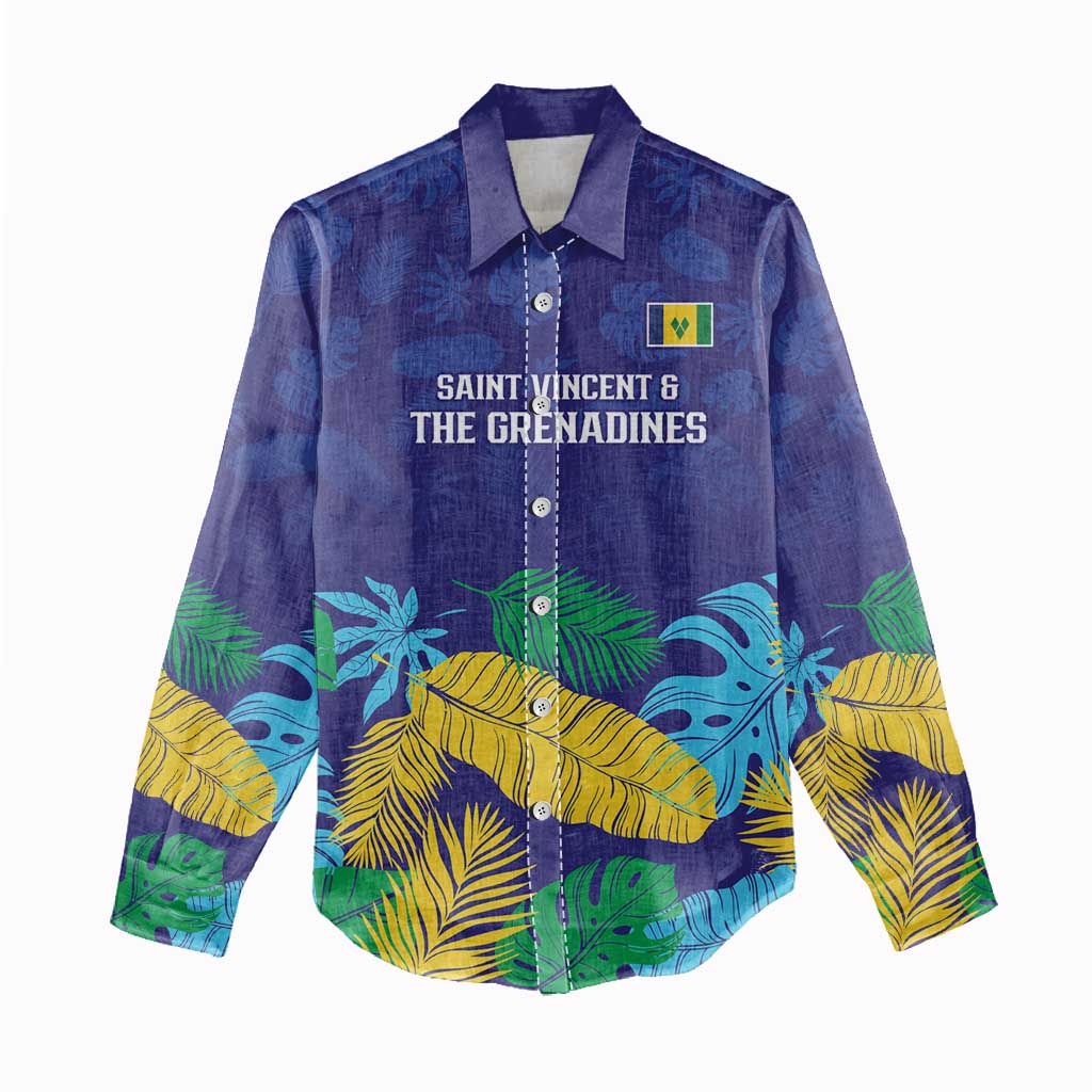 Saint Vincent Land So Beautiful Women Casual Shirt Tropical Vibes - Wonder Print Shop