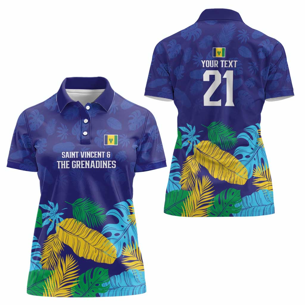 Saint Vincent Land So Beautiful Women Polo Shirt Tropical Vibes - Wonder Print Shop