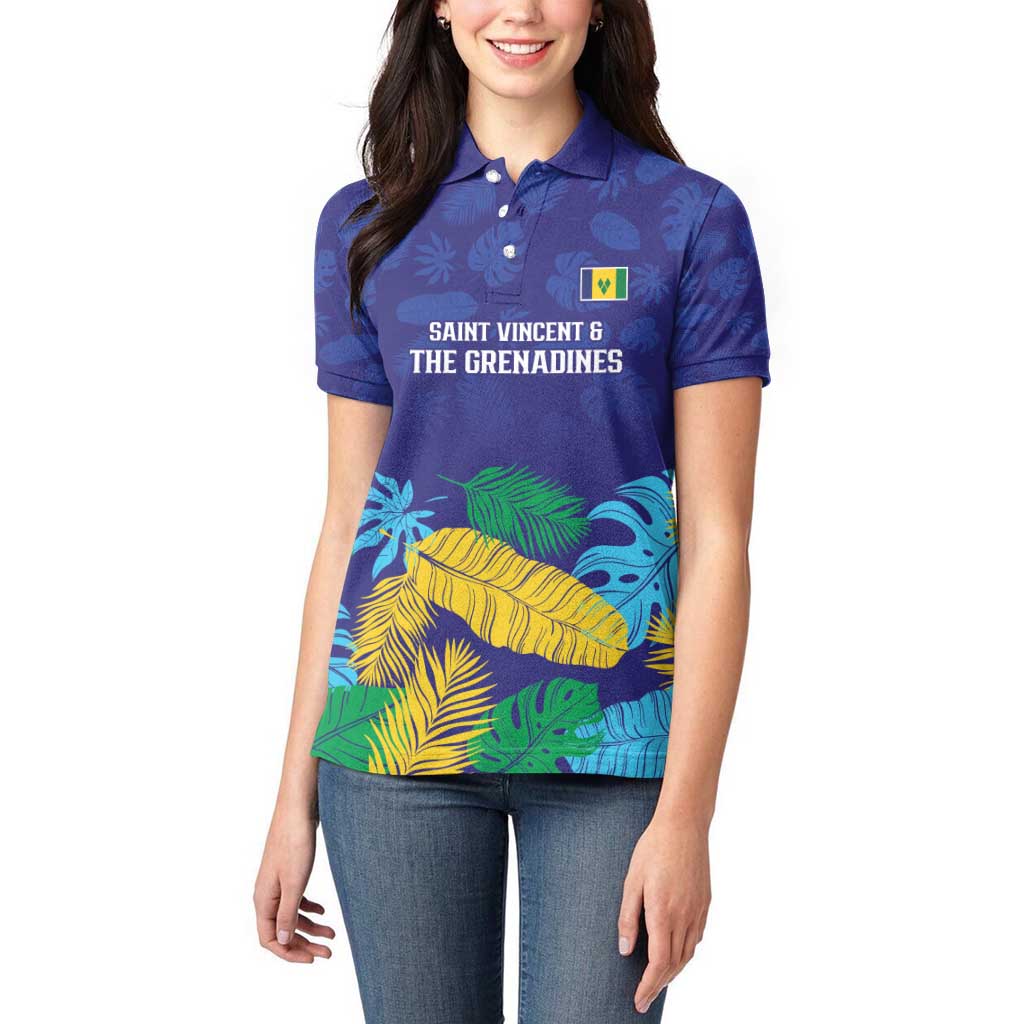 Saint Vincent Land So Beautiful Women Polo Shirt Tropical Vibes - Wonder Print Shop