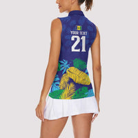 Saint Vincent Land So Beautiful Women Sleeveless Polo Shirt Tropical Vibes - Wonder Print Shop
