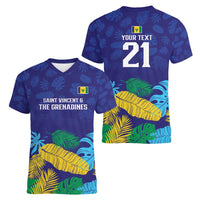 Saint Vincent Land So Beautiful Women V-Neck T-Shirt Tropical Vibes - Wonder Print Shop