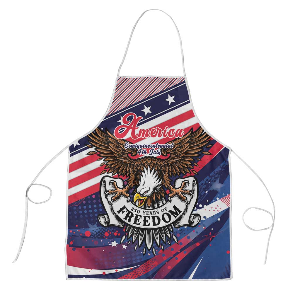 250 Years Of Service Apron Semiquincentennial USA Patriotic 4th Of July - Wonder Print Shop