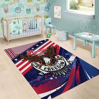 250 Years Of Service Area Rug Semiquincentennial USA Patriotic 4th Of July - Wonder Print Shop