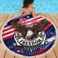 250 Years Of Service Beach Blanket Semiquincentennial USA Patriotic 4th Of July - Wonder Print Shop