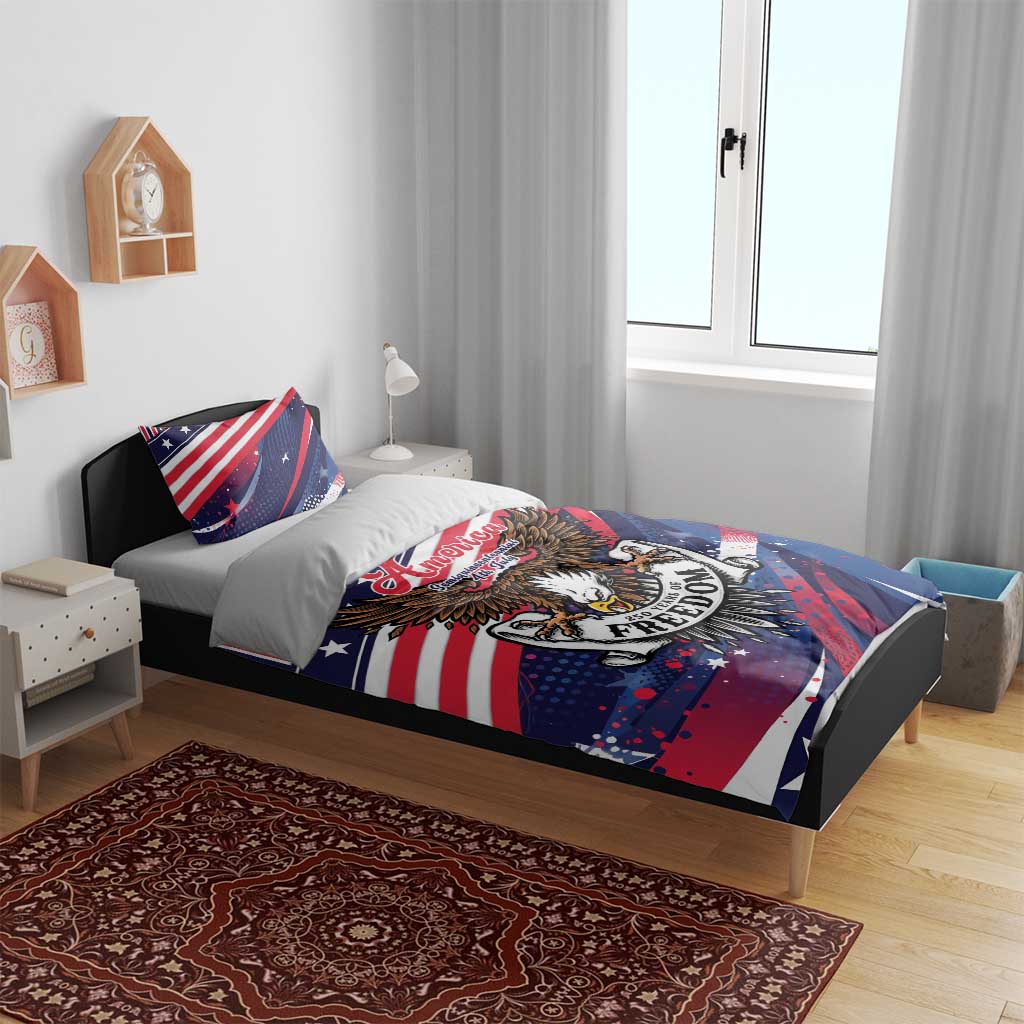 250 Years Of Service Bedding Set Semiquincentennial USA Patriotic 4th Of July - Wonder Print Shop