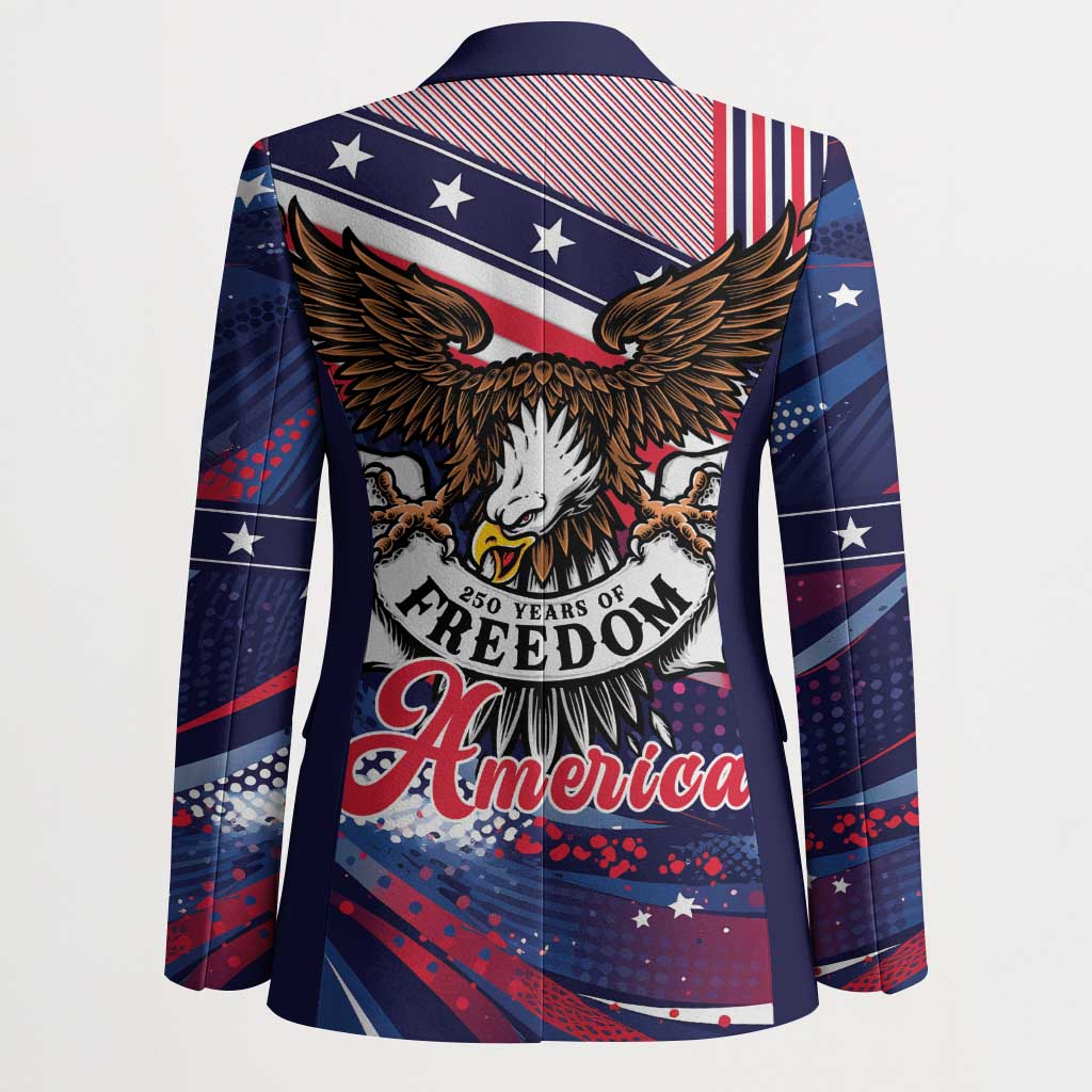 250 Years Of Service Blazer Semiquincentennial USA Patriotic 4th Of July - Wonder Print Shop