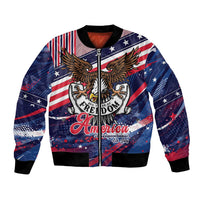 250 Years Of Service Bomber Jacket Semiquincentennial USA Patriotic 4th Of July - Wonder Print Shop