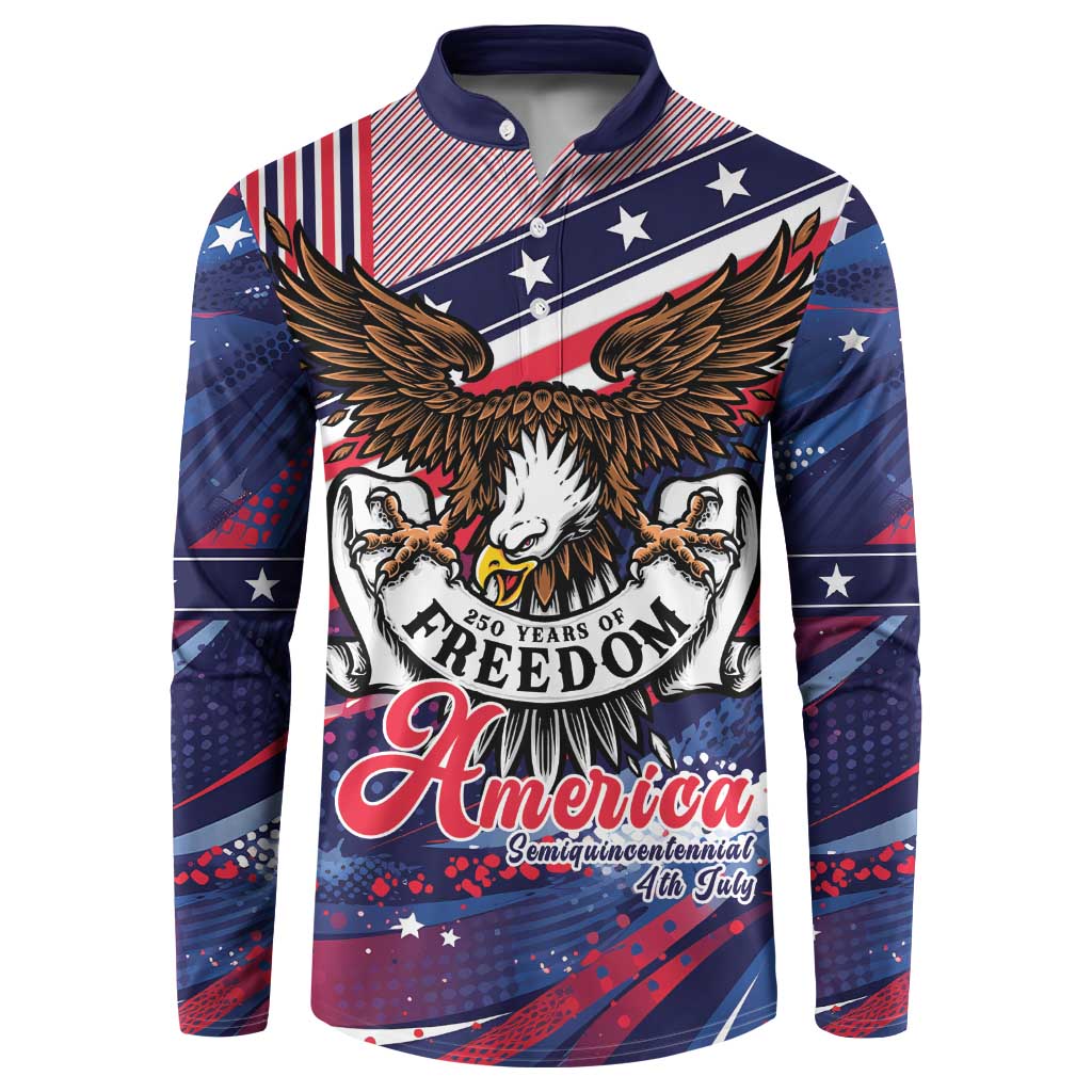 250 Years Of Service Button Sweatshirt Semiquincentennial USA Patriotic 4th Of July - Wonder Print Shop