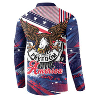 250 Years Of Service Button Sweatshirt Semiquincentennial USA Patriotic 4th Of July - Wonder Print Shop