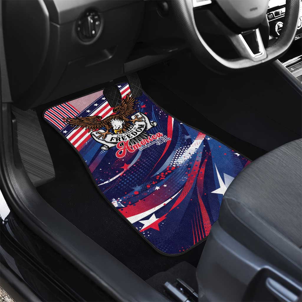 250 Years Of Service Car Mats Semiquincentennial USA Patriotic 4th Of July - Wonder Print Shop