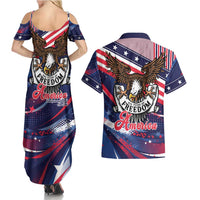250 Years Of Service Couples Matching Summer Maxi Dress and Hawaiian Shirt Semiquincentennial USA Patriotic 4th Of July - Wonder Print Shop