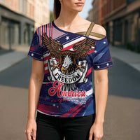 250 Years Of Service Cross Shoulder Shirt Semiquincentennial USA Patriotic 4th Of July - Wonder Print Shop