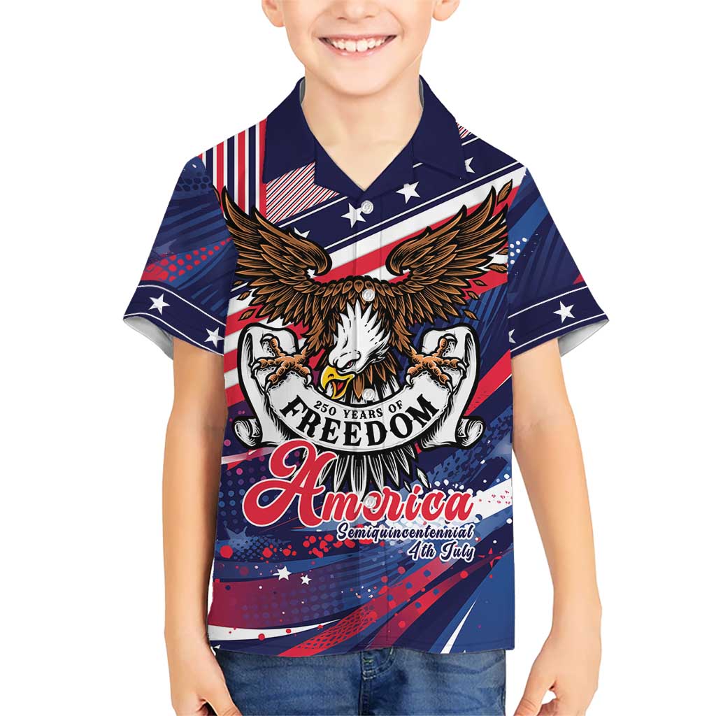 250 Years Of Service Family Matching Short Sleeve Bodycon Dress and Hawaiian Shirt Semiquincentennial USA Patriotic 4th Of July - Wonder Print Shop