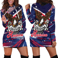 250 Years Of Service Hoodie Dress Semiquincentennial USA Patriotic 4th Of July - Wonder Print Shop