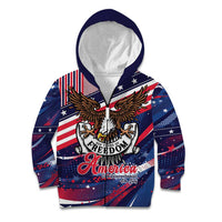 250 Years Of Service Kid Hoodie Semiquincentennial USA Patriotic 4th Of July - Wonder Print Shop