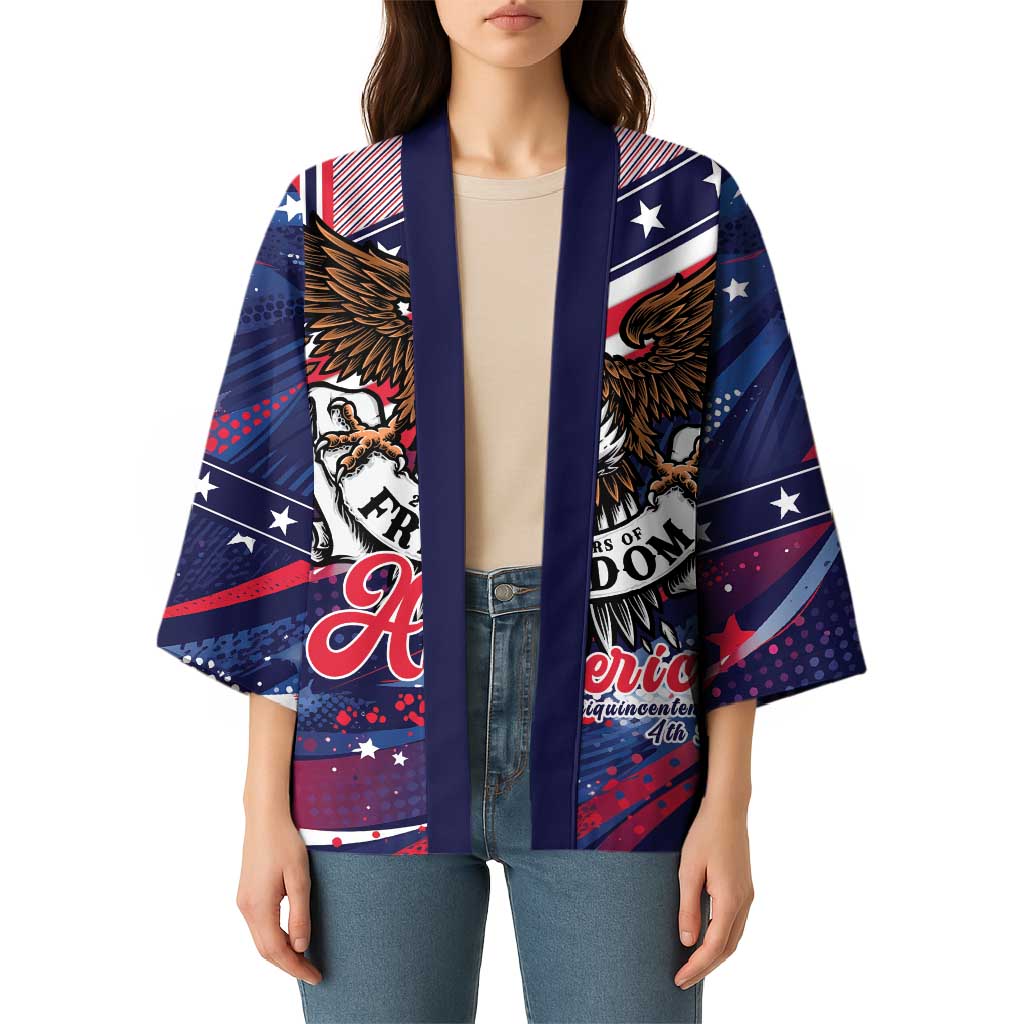 250 Years Of Service Kimono Semiquincentennial USA Patriotic 4th Of July - Wonder Print Shop