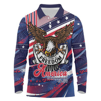250 Years Of Service Long Sleeve Polo Shirt Semiquincentennial USA Patriotic 4th Of July - Wonder Print Shop