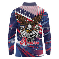 250 Years Of Service Long Sleeve Polo Shirt Semiquincentennial USA Patriotic 4th Of July - Wonder Print Shop