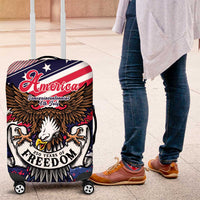 250 Years Of Service Luggage Cover Semiquincentennial USA Patriotic 4th Of July - Wonder Print Shop