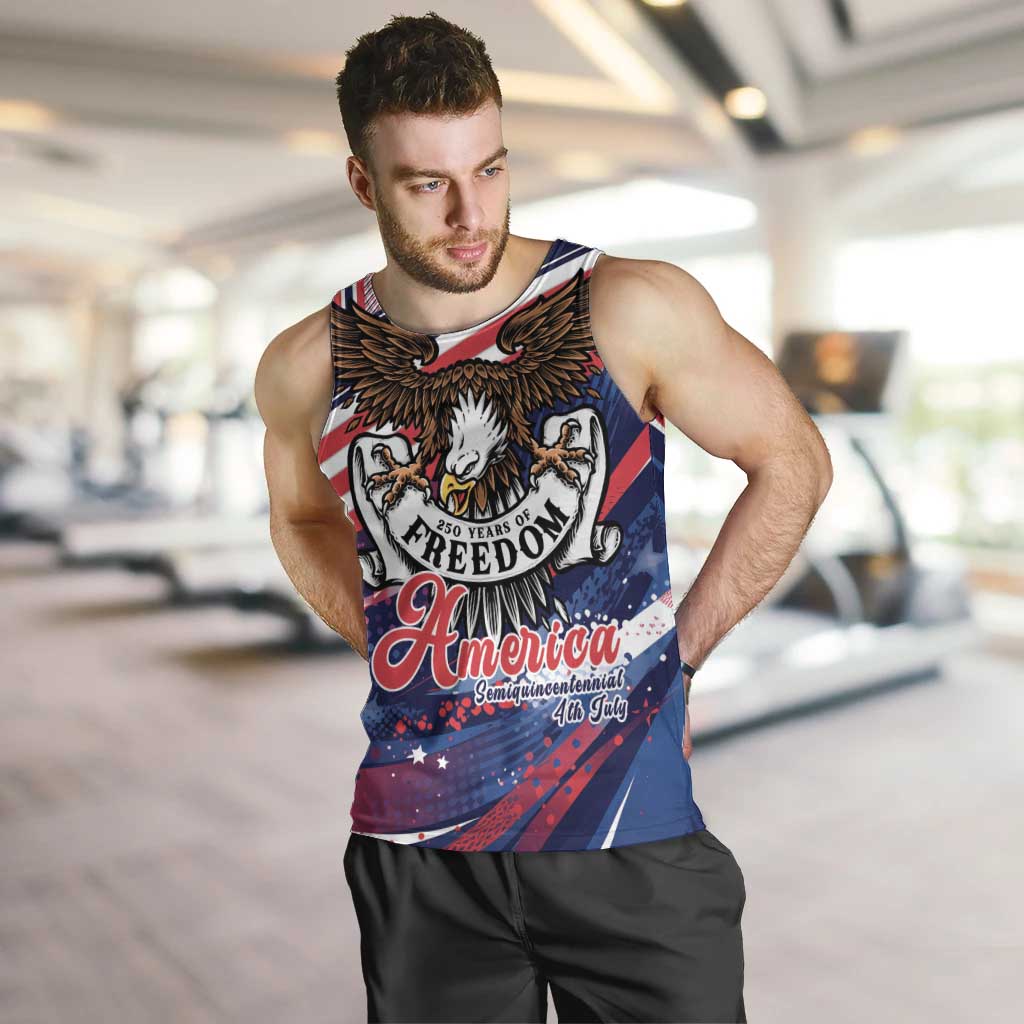 250 Years Of Service Men Tank Top Semiquincentennial USA Patriotic 4th Of July - Wonder Print Shop