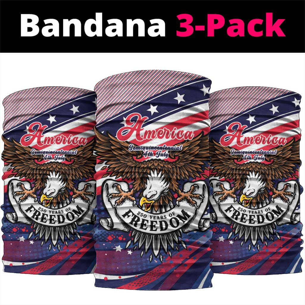 250 Years Of Service Neck Gaiter Semiquincentennial USA Patriotic 4th Of July - Wonder Print Shop