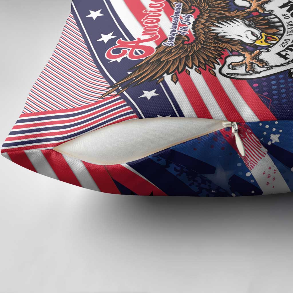 250 Years Of Service Pillow Cover Semiquincentennial USA Patriotic 4th Of July - Wonder Print Shop