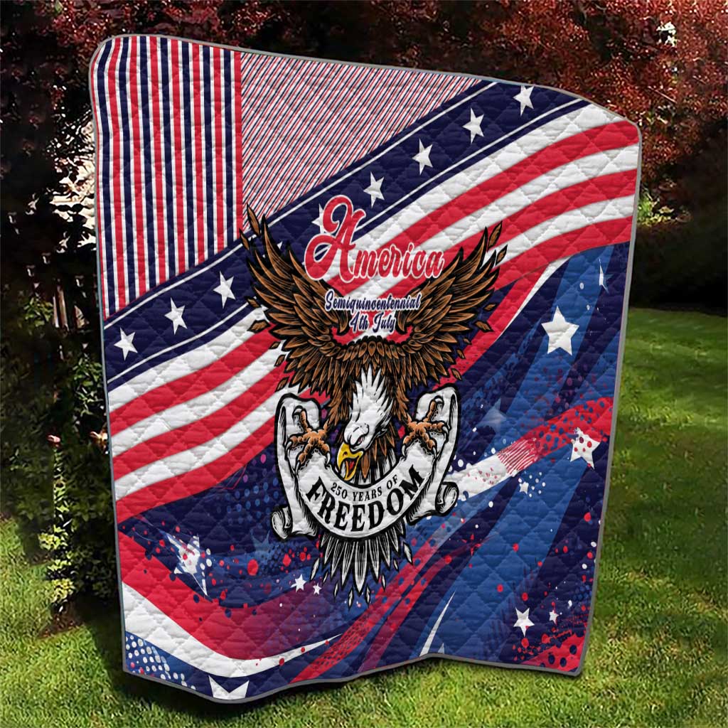 250 Years Of Service Quilt Semiquincentennial USA Patriotic 4th Of July - Wonder Print Shop