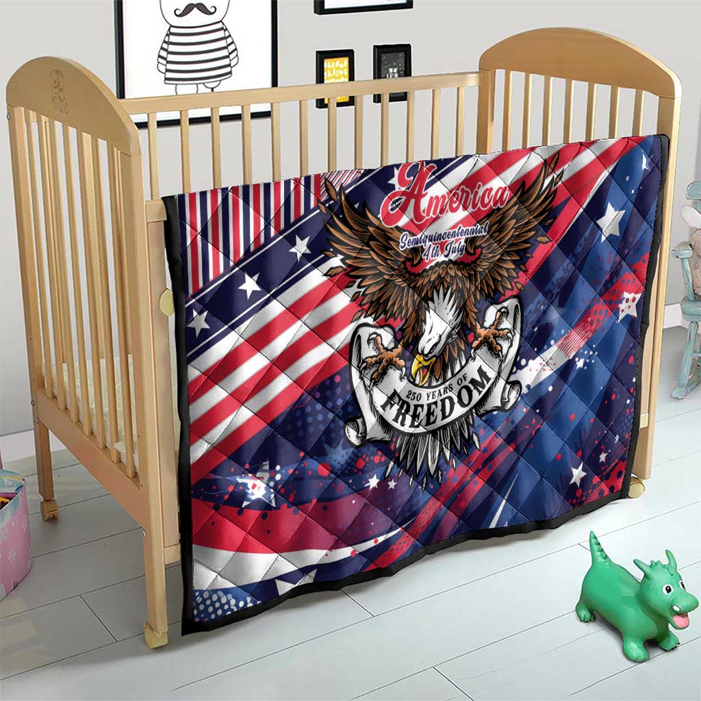 250 Years Of Service Quilt Semiquincentennial USA Patriotic 4th Of July - Wonder Print Shop