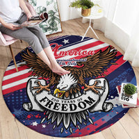 250 Years Of Service Round Carpet Semiquincentennial USA Patriotic 4th Of July - Wonder Print Shop
