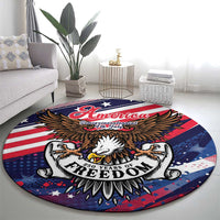 250 Years Of Service Round Carpet Semiquincentennial USA Patriotic 4th Of July - Wonder Print Shop