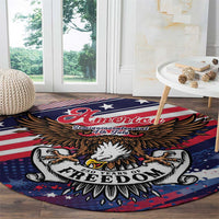 250 Years Of Service Round Carpet Semiquincentennial USA Patriotic 4th Of July - Wonder Print Shop
