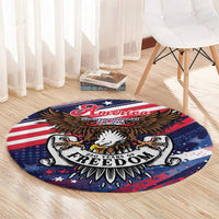 250 Years Of Service Round Carpet Semiquincentennial USA Patriotic 4th Of July - Wonder Print Shop