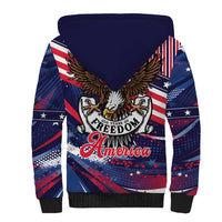 250 Years Of Service Sherpa Hoodie Semiquincentennial USA Patriotic 4th Of July - Wonder Print Shop
