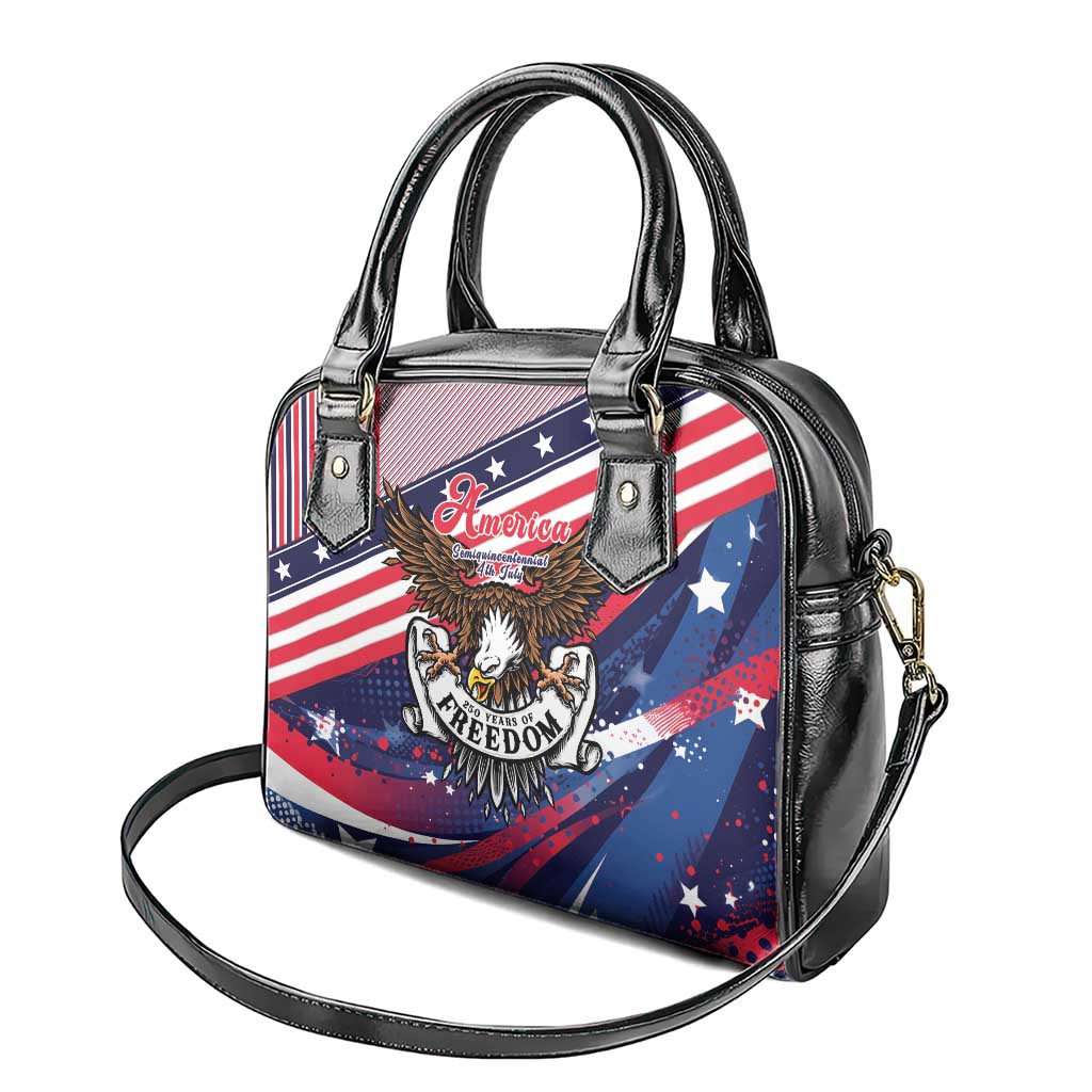 250 Years Of Service Shoulder Handbag Semiquincentennial USA Patriotic 4th Of July - Wonder Print Shop