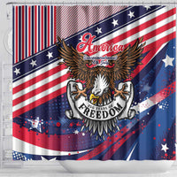 250 Years Of Service Shower Curtain Semiquincentennial USA Patriotic 4th Of July - Wonder Print Shop